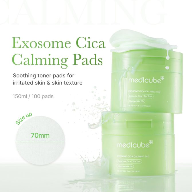 Exosome Cica Calming Toner Pads - Image 3